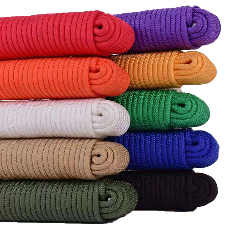 Диаметър 4 мм 5 10 20 30 метра Парашутно въже със сърцевина Въже за въже за палатка за туризъм Къмпинг Въже за дрехи Направи си сам гривна