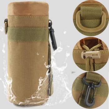 Тактическа чанта за бутилка вода Molle Държач за чанта Военен транспорт на открито, къмпинг, туризъм, колоездене, риболов, лов, носач на бутилка за вода
