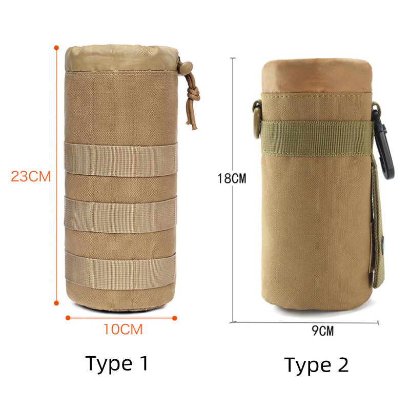 Suport tactic Molle pentru sticlă de apă Suport pentru geantă militară Călătorii în aer liber Camping Drumeții Ciclism Pescuit Vânătoare Transport sticle de apă