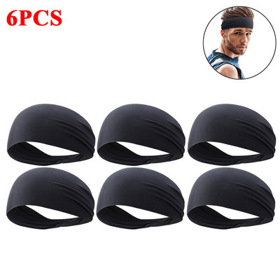 1-10 KOM. Modna sportska znojnica, prozračna, upijajuća traka za glavu, traka za glavu za kosu, super elastična, mekana, glatka, fitnes, joga, teretana