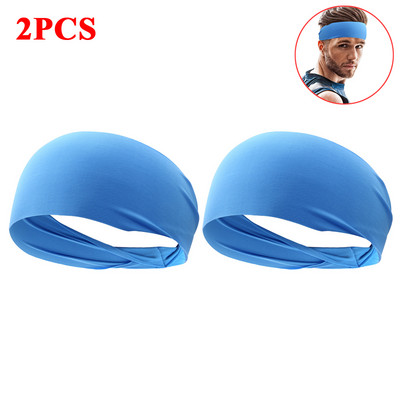 1-10 KOM. Modna sportska znojnica, prozračna, upijajuća traka za glavu, traka za glavu za kosu, super elastična, mekana, glatka, fitnes, joga, teretana