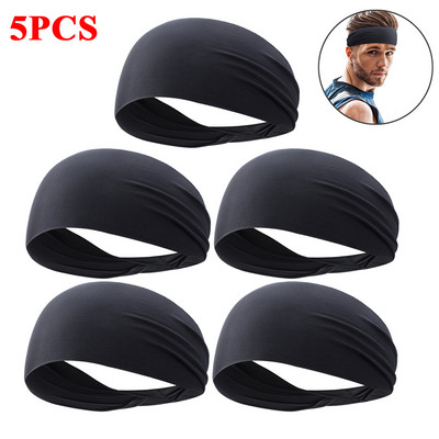 1-10 KOM. Modna sportska znojnica, prozračna, upijajuća traka za glavu, traka za glavu za kosu, super elastična, mekana, glatka, fitnes, joga, teretana