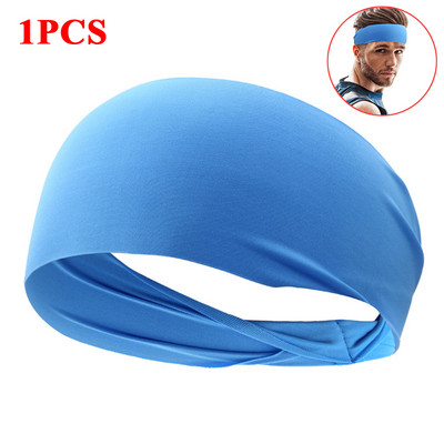 1-10 KOM. Modna sportska znojnica, prozračna, upijajuća traka za glavu, traka za glavu za kosu, super elastična, mekana, glatka, fitnes, joga, teretana