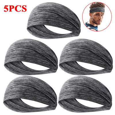 1-10 KOM. Modna sportska znojnica, prozračna, upijajuća traka za glavu, traka za glavu za kosu, super elastična, mekana, glatka, fitnes, joga, teretana