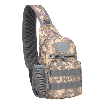 Taktikaline armee õlakott Meeste Sling Crossbody Molle kotid Multicam Kamuflaaž Telkimine Matkamine Jahindus Sõjaline seljakott