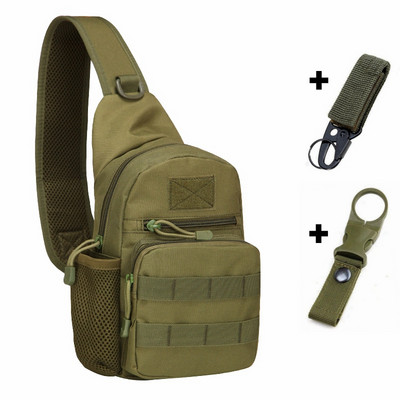 Taktikaline armee õlakott Meeste Sling Crossbody Molle kotid Multicam Kamuflaaž Telkimine Matkamine Jahindus Sõjaline seljakott
