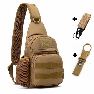 Taktikaline armee õlakott Meeste Sling Crossbody Molle kotid Multicam Kamuflaaž Telkimine Matkamine Jahindus Sõjaline seljakott