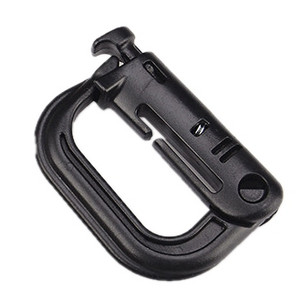 10 buc/lot închidere Grimloc cu inel în D pentru exterior pentru chingă MOLLE Connect cârlig cu cataramă pentru agățat centură de 1 inch