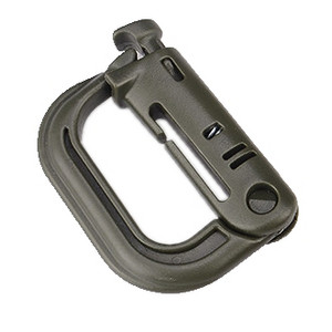 10 buc/lot închidere Grimloc cu inel în D pentru exterior pentru chingă MOLLE Connect cârlig cu cataramă pentru agățat centură de 1 inch