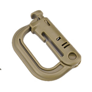 10 buc/lot închidere Grimloc cu inel în D pentru exterior pentru chingă MOLLE Connect cârlig cu cataramă pentru agățat centură de 1 inch