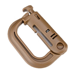 10 buc/lot închidere Grimloc cu inel în D pentru exterior pentru chingă MOLLE Connect cârlig cu cataramă pentru agățat centură de 1 inch