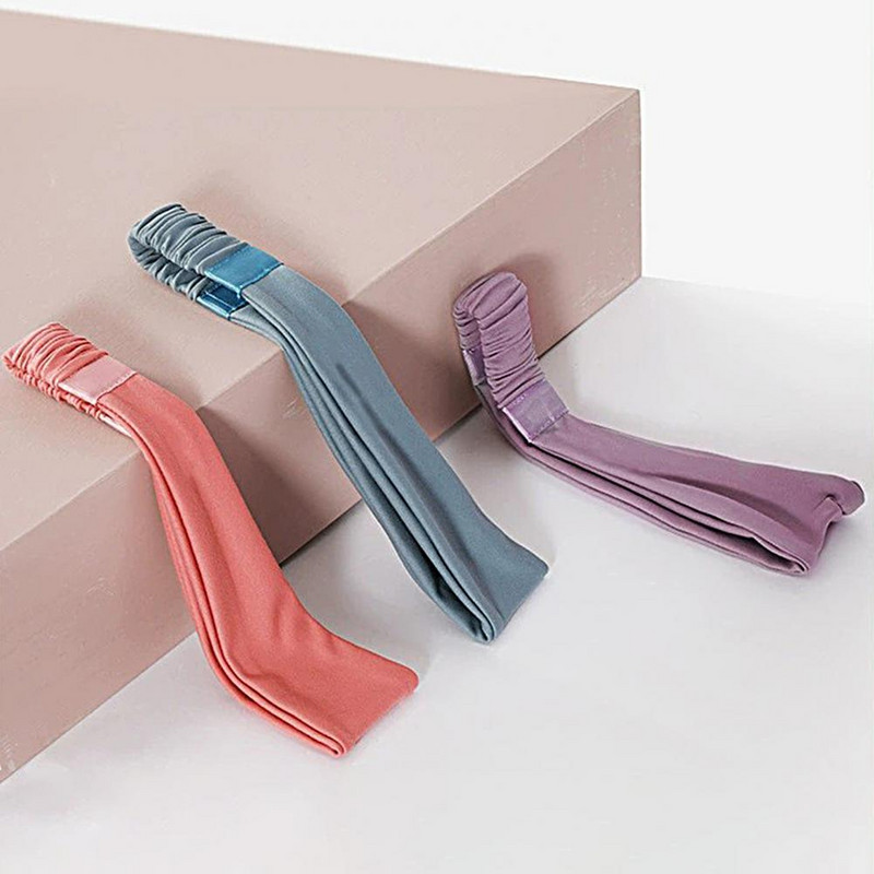 Спортна лента за глава Жени Еластичност Попиване на пот Готини унисекс шапки за йога Женски разтеглив грим Аксесоари за коса