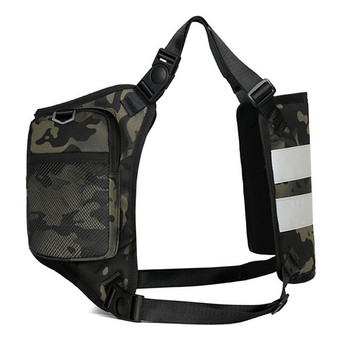 Unisex Vest Tactical Bag Fashion hip-hop Streetwear Τσάντα για τρυπάνι στήθους με ανδρική τσάντα στήθους μαύρο με σφαίρες