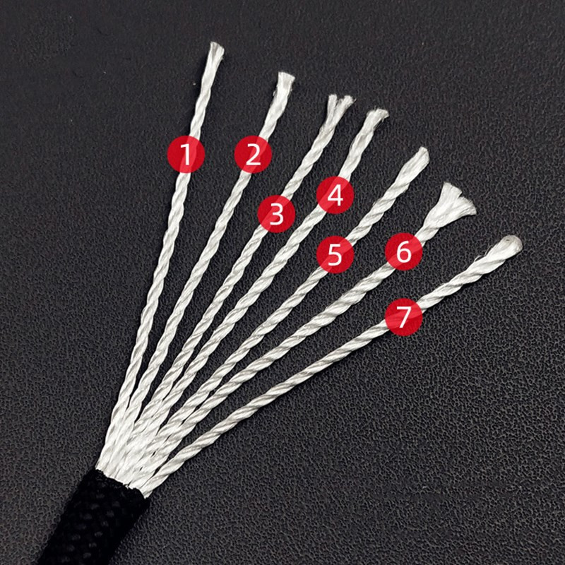 15M 550 Paracord militar 7 fire 4mm Snur tactic de parașuta Accesorii de camping Supraviețuire în aer liber Brățară bricolaj