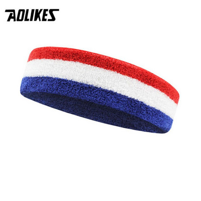 5 boja Muškarci Žene Yoga trake za kosu Elastična znojna traka za glavu Biciklistička znojna traka za fitnes Trčanje Traka za glavu Trake za znoj za glavu