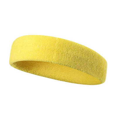 Medvilninis elastinis rankšluostis Prakaito juosta Krepšinio Sportinė Galvajuostė Moterų Sporto Salė Joga Sporto Prakaito Plaukų Juosta Tampriai Galvos Apdangalai Tinklinis