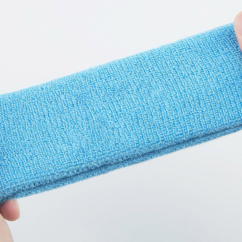 Medvilninis elastinis rankšluostis Prakaito juosta Krepšinio Sportinė Galvajuostė Moterų Sporto Salė Joga Sporto Prakaito Plaukų Juosta Tampriai Galvos Apdangalai Tinklinis