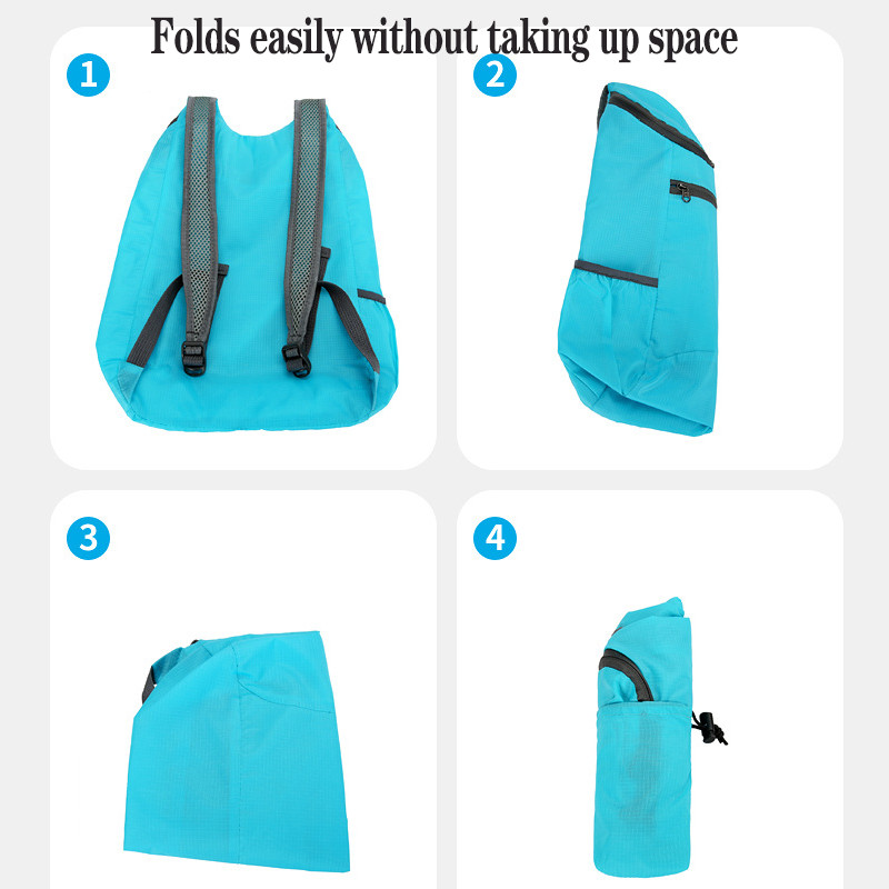 Rucsac de exterior rezistent la apă de 20 l, rucsac ușor pentru drumeții sportive, geantă pliabilă pentru ciclism, camping, alpinism, rezistentă la uzură