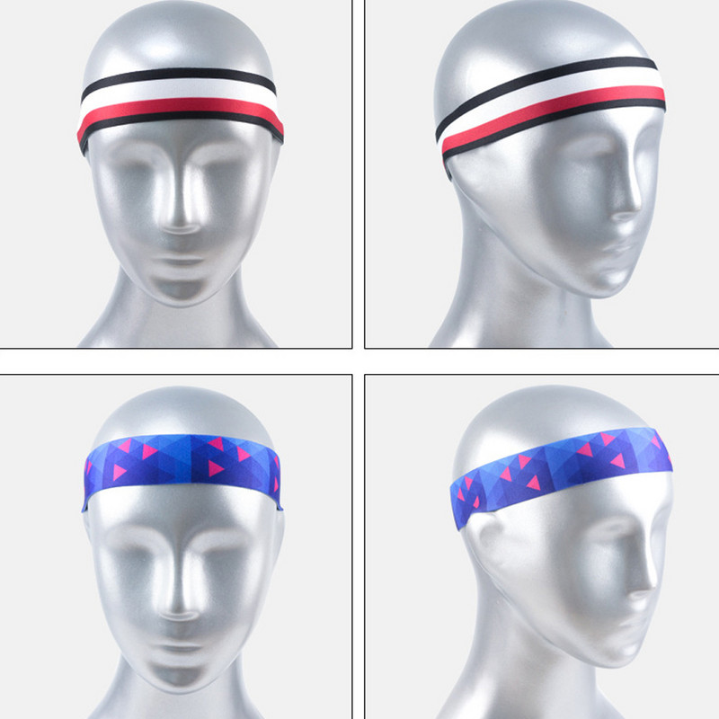 Sportska traka za kosu Traka za glavu za trčanje Znoj Protuklizna Elastična traka za znojnicu za biciklizam Trake za glavu za žene muškarce Drška za kosu za badminton