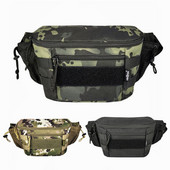 Taktikaline vöökott Meeste kalastusvöö kott suure mahutavusega veekindel reisi ronimine peibutis kotid sõjalise kaamo väljas Fanny Pack