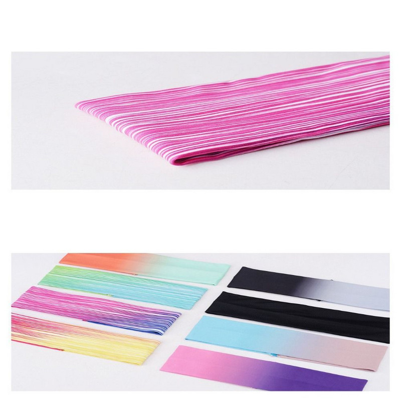 Benzile de transpirație anti-alunecare Bandă de prindere Tenis pentru yoga Baschet Alergare Sport Atletism Alergare Sport Cap de transpirație Banda de transpirație pentru păr