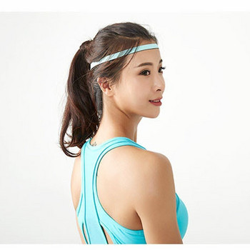 2023 Νέα αθλητική κορδέλα για κεφαλή Unisex ανδρική γυναικεία γυμναστική για τρέξιμο γιόγκα ελαστικές αντιολισθητικές ταινίες σιλικόνης