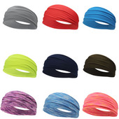 Femei Yoga Benzi pentru păr Bărbați Bandă pentru cap Antrenament în aer liber Călărie Baschet Alergare Fitness Sport Centura antiperspirantă