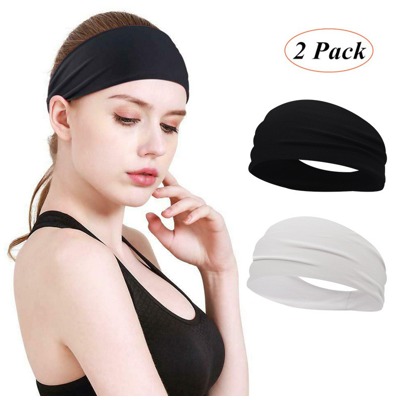 Femei Yoga Benzi pentru păr Bărbați Bandă pentru cap Antrenament în aer liber Călărie Baschet Alergare Fitness Sport Centura antiperspirantă