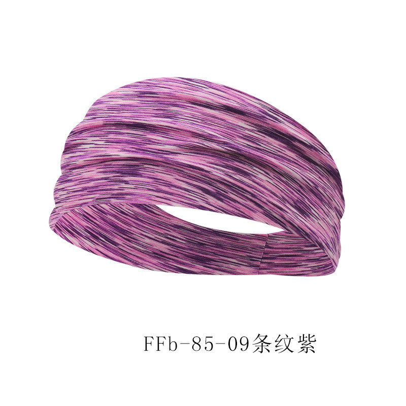 Femei Yoga Benzi pentru păr Bărbați Bandă pentru cap Antrenament în aer liber Călărie Baschet Alergare Fitness Sport Centura antiperspirantă