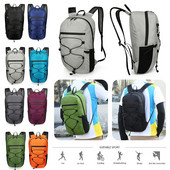 Ruksak za trekking na otvorenom Najlonski sklopivi ruksak Lagan vodootporan Veliki kapacitet za penjanje Kampiranje Planinarenje Ribolov