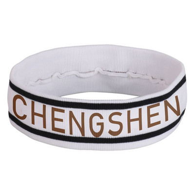 Jooga juuksepaelad higi imav veniv higipael Sport kirjatrükiga puuvillane peaümbris täiskasvanutele mõeldud fitness korvpall must