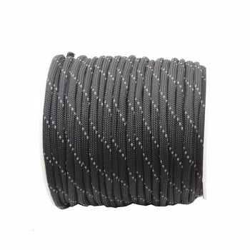 CAMPINGSKY Reflective Paracord 550lb 7 Strand 100FT Survival 550 Cord Parachute Σχοινί υψηλής έντασης