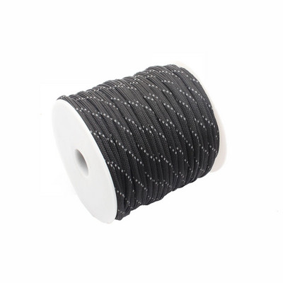 CAMPINGSKY Paracord reflectorizant 550lb 7 fire 100FT Survival 550 Cordon Parașuta Coardă de înaltă intensitate