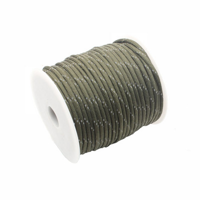 CAMPINGSKY Paracord reflectorizant 550lb 7 fire 100FT Survival 550 Cordon Parașuta Coardă de înaltă intensitate