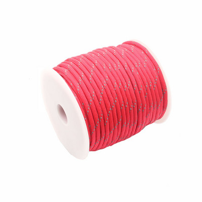 CAMPINGSKY Paracord reflectorizant 550lb 7 fire 100FT Survival 550 Cordon Parașuta Coardă de înaltă intensitate