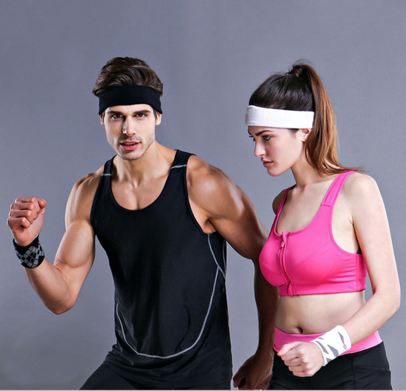 Jooga juuksepaelad Naiste/meeste puuvillane higipael Spordiohutuspeapael Jõusaali veniv peapael sportimiseks elastsust suurendavad higipaelad