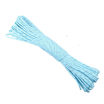 Campingsky 9 Strands Cores Светещи светещи в тъмното и отразяващи парашут шнур за парашут Канап 25 50 100 фута