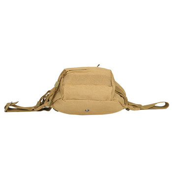 Военна чанта Fanny Спортна външна водоустойчива тактическа чанта за кръст с голям капацитет Езда Пътуване Бягане Многофункционална чанта за гърди