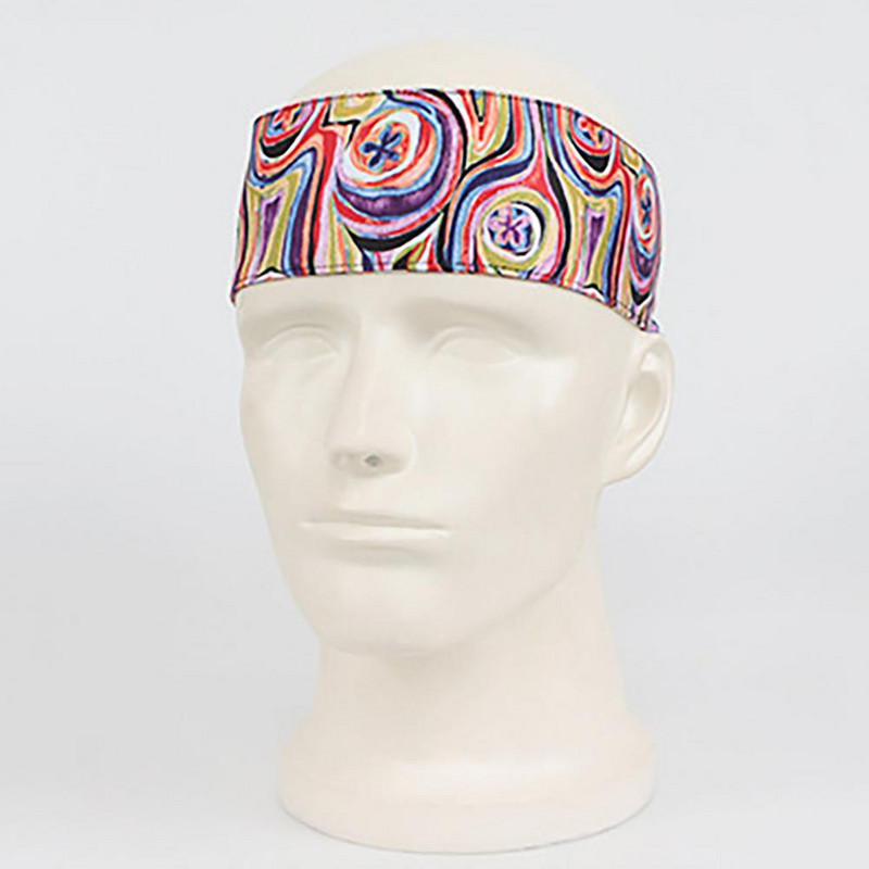 Kaasaskantav, kasulik libisemisvastane unisex spordilipsu juuksepael mitmevärviline juuksepael jooksmiseks.