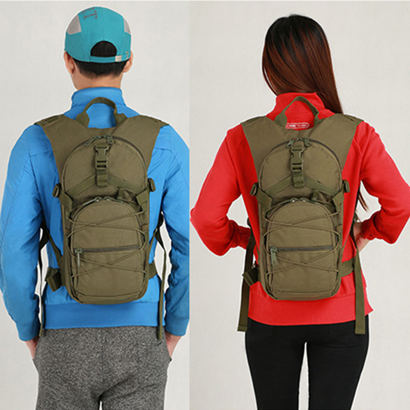 Rucsac tactic Molle ultraușor de 15 litri 800D Oxford, militar, pentru drumeții, pentru bicicletă, pentru sporturi în aer liber, pentru ciclism, pentru alpinism.