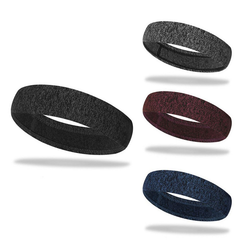 Poliészter sport hajpánt női férfi izzadságszalag, légáteresztő jóga tollaslabda tenisz fejfedő