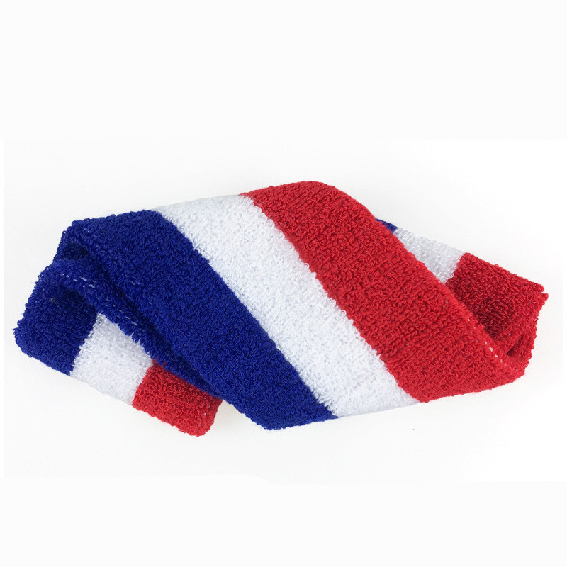 Цветни спортни йога лента за коса Жени Мъже Потни ленти за глава Еластични гумени дишащи ленти за пот Футболни аксесоари за йога за бягане