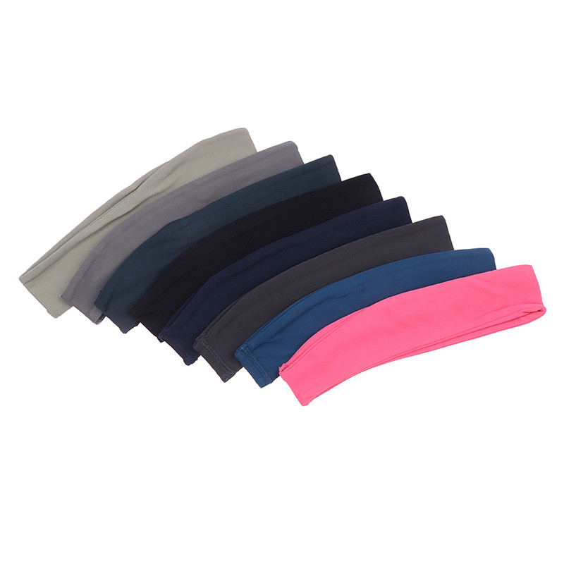 Nou-nouț cu logo Yoga Sport Bandă de păr Femei Elastică care absoarbe transpirația Alergare Banda anti-perspirantă Fitness Bandă de păr Comerț cu ridicata
