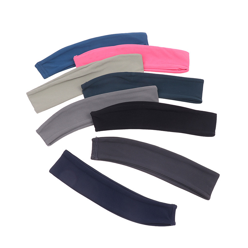 Nou-nouț cu logo Yoga Sport Bandă de păr Femei Elastică care absoarbe transpirația Alergare Banda anti-perspirantă Fitness Bandă de păr Comerț cu ridicata