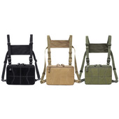 Geantă tactică Molle, vânătoare în aer liber, accesorii pentru camping, pachet de unelte, armătă militară, geantă de piept EDC, husă cu mai multe buzunare