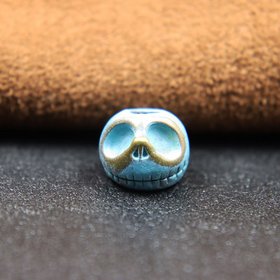 Punk Pumpkin Koljupea Messingist Noa Helmed Vihmavarju Tross Pael õues kootud Ripats EDC Paracord DIY Käsitsi valmistatud aksessuaarid