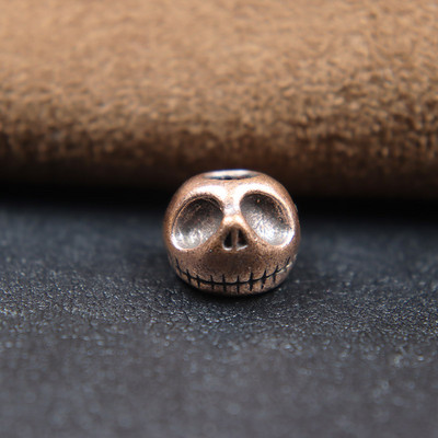 Punk Pumpkin Koljupea Messingist Noa Helmed Vihmavarju Tross Pael õues kootud Ripats EDC Paracord DIY Käsitsi valmistatud aksessuaarid