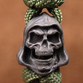 Must Grim Reaper Koljupea Messingist Noa Helmed EDC DIY Välistingimustes Paracord Kootud Paelad Ripatsid Ehted Punk Vintage Aksessuaarid