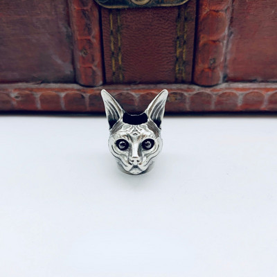 Died Soul Patron Saint Egyptian Cat Knife Bead DIY Paracord Lanyard Висулка Аксесоари за бижута EDC Outdoor Umbrella Rope Charms