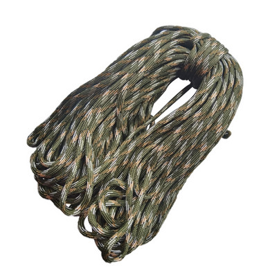 Läbimõõt 4 mm 550 naela langevarju nöör kaelapael Telgi köis 9 haru matkamiseks telkimiseks ronimine matkatelk Multifunktsionaalne Corda